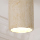 Cylinder Travertine Ceiling Light