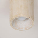 Cylinder Travertine Ceiling Light