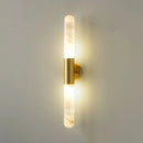 Cylindrical Alabaster Slim Wall Lamp