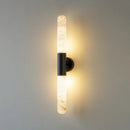 Cylindrical Alabaster Slim Wall Lamp