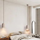 Cylindrical Caelia Travertine Pendant Light