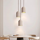 Cylindrical Caelia Travertine Pendant Light
