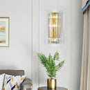 Cylindrical Crystal Wall Light