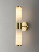 Cylindrical Lampatron Alabaster Wall Lamp