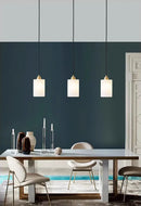 Cylindrical Alabaster Pendant Light