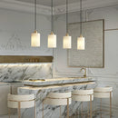 Cylindrical Alabaster Pendant Light