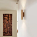 Cylindrical Travertine Wall Lamp