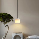 Cylindrical plaster Pendant Light