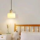 Cylindrical plaster Pendant Light
