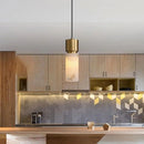 Cylindrical Alabaster Pendant lamp