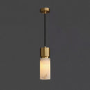 Cylindrical Alabaster Pendant lamp