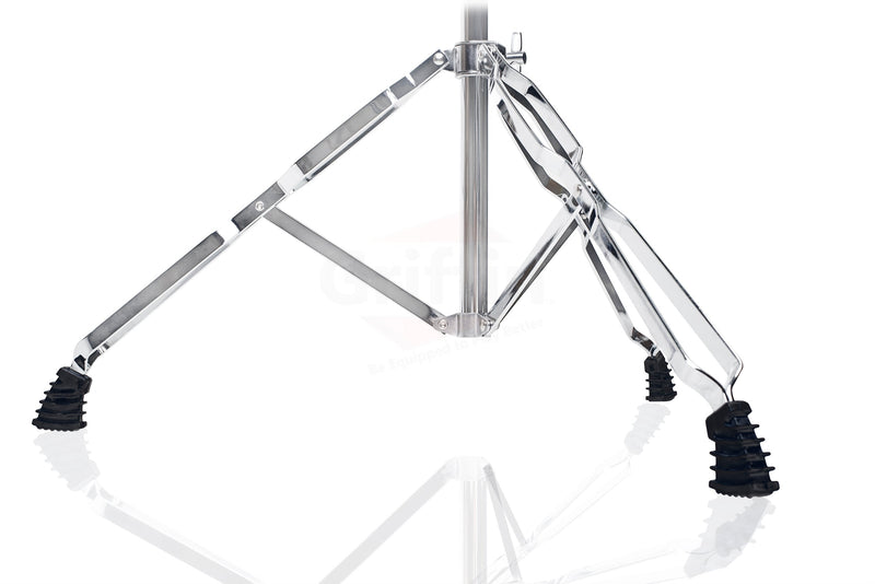 4-PACK Cymbal Boom Stand & Straight Cymbal Stand Combo Set by GRIFFIN | Percussion Drum Hardware Kit for Mounting & Holding Crash, Ride, Splash Cymbals | Arm Counterweight Adapter & Double Braced Legs