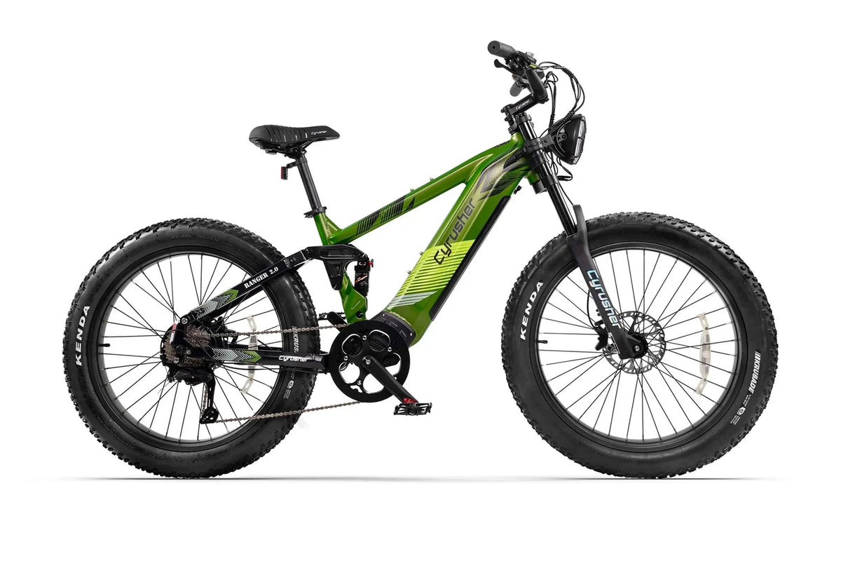 Cyrusher Ranger 2.0 Step-Over Full-Suspension E-Bike