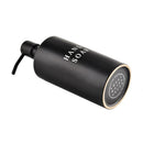 15oz Black Stoneware Hand Soap Dispenser by Sweet Water Decor