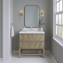 James Martin Emmeline 36" Single Bathroom Vanity, Pebble Oak
