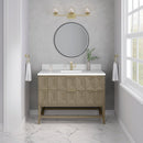 James Martin Emmeline 48" Single Bathroom Vanity, Pebble Oak