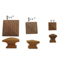 Wooden Knob Pyramid Shaped