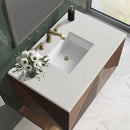James Martin Marcello 36" Floating Single Bathroom Vanity, Chestnut