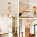 15 Inch Merle 3-Light Island Pendant Light