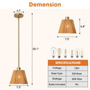 7 Inch Elsa 1-Light Island Pendant Light