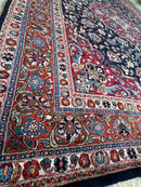 Persian Mashhad Hand Knotted Wool Area Rug 9’9” x 13’3”