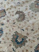 Hand-Knotted Oushak Soft Wool Rug 8 x 10