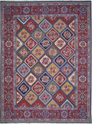 Handwoven Nourison Soumak SK43 Multicolor Area Rug – 8'5" x 11'7" – Professionally Cleaned