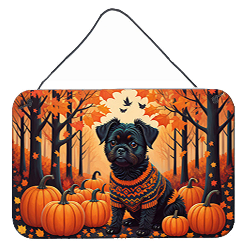 Affenpinscher Fall Wall or Door Hanging Prints