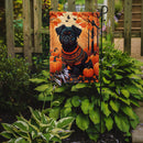 Affenpinscher Fall Garden Flag – Dog Surrounded by Pumpkins & Autumn Leaves