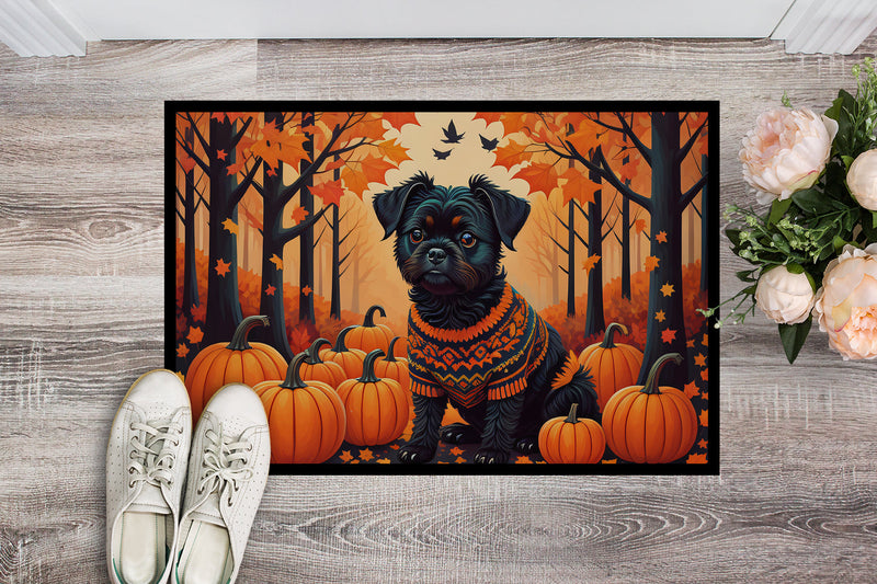 Affenpinscher Fall Doormat 18x27