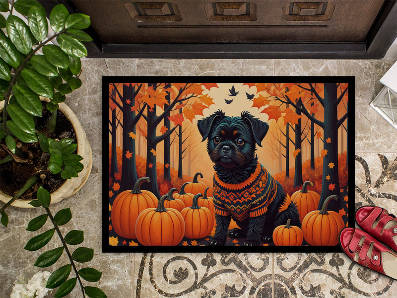 Affenpinscher Fall Doormat 18x27