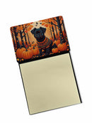 Affenpinscher Fall Sticky Note Holder- Refiilable Desk Accessory Note Pad