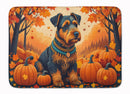 Airedale Terrier Fall Memory Foam Kitchen Mat