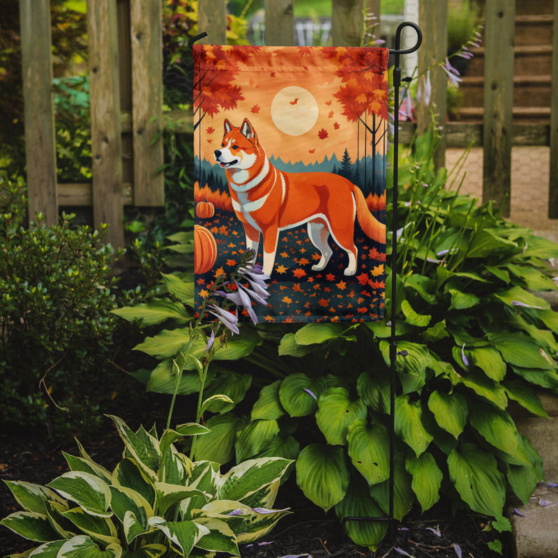 Akita Fall Garden Flag