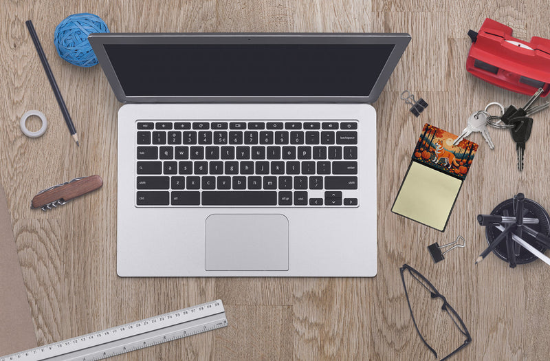 Akita Fall Sticky Note Holder- Refiilable Desk Accessory Note Pad