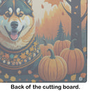 Akita Fall Glass Cutting Boards – Durable, Decorative Kitchen Art Large