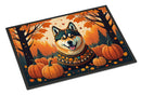 Akita Fall Doormat -  18x27 Decorative Floor Mat – Indoor/Outdoor Rug