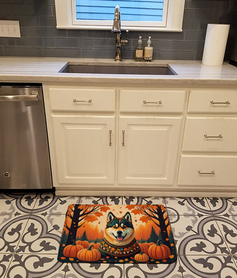 Akita Fall Memory Foam Kitchen Mat