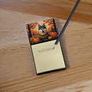 Akita Fall Sticky Note Holder- Refiilable Desk Accessory Note Pad