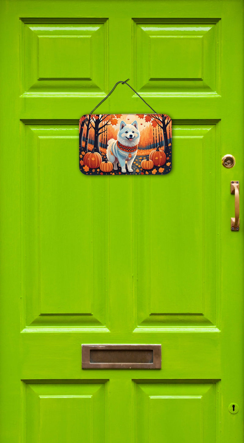 American Eskimo Fall Wall or Door Hanging Prints