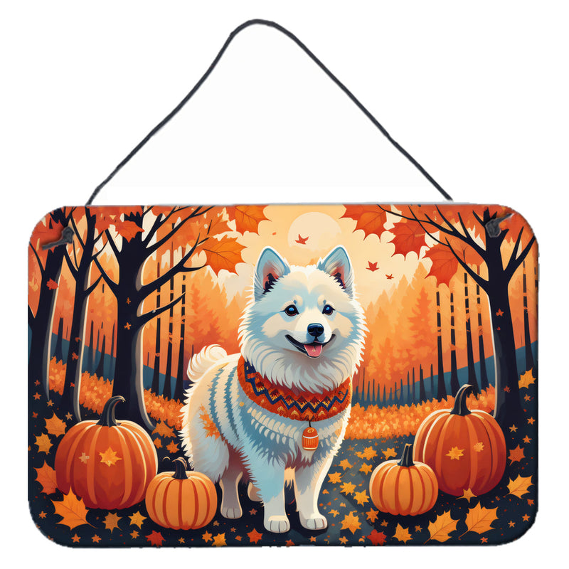 American Eskimo Fall Wall or Door Hanging Prints