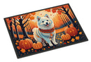 American Eskimo Fall Doormat - 24x36 Decorative Floor Mat – Indoor/Outdoor Rug with Artistic Flair
