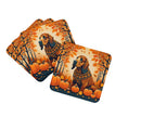 Bloodhound Fall Foam Coaster