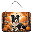 Border Collie Fall Wall or Door Hanging Prints