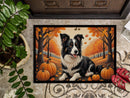Border Collie Fall Doormat - 24x36 Decorative Floor Mat – Indoor/Outdoor Rug with Artistic Flair