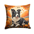 Border Collie Fall Throw Pillow - 14x14 Decorative Pillow – Art for Your Home & Patio