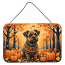 Border Terrier Fall Wall or Door Hanging Prints