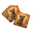 Border Terrier Fall Foam Coaster