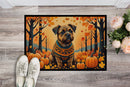 Border Terrier Fall Doormat - 24x36 Decorative Floor Mat – Indoor/Outdoor Rug with Artistic Flair