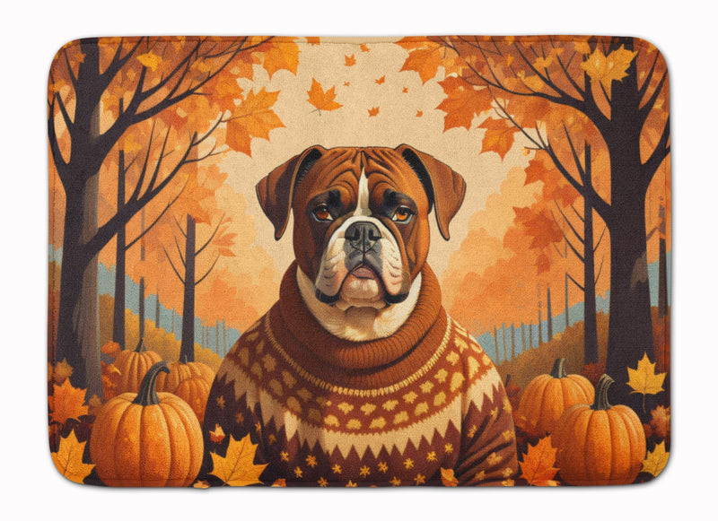 Boxer Fall Memory Foam Kitchen Mat